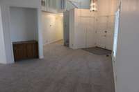 This roomy entry is a great place to greet guest.