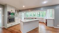 You must see this amazing space to appreciate it. Beautiful bamboo floors! Truly your Dream Kitchen!!