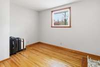 Bedroom #2  Look at these floors shine!