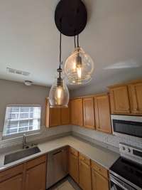 New pendant lighting