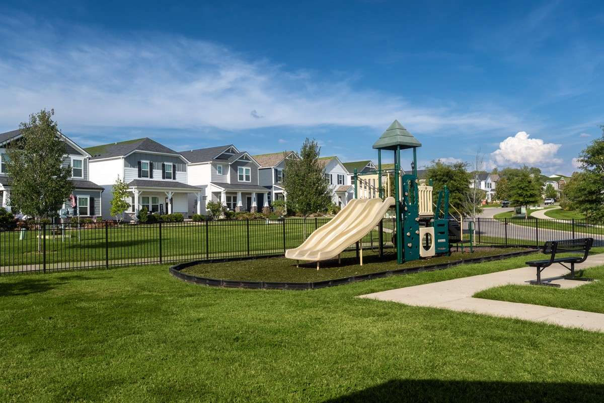 Fenced in Playground.