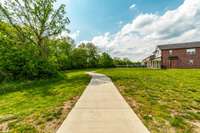 Walking trails and sidewalks are conveniently located for family excursions!