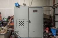 Your family will have peace of mind owning this tornado shelter conveniently located in the garage.