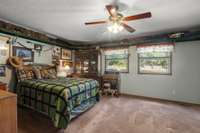 Extra large master bedroom with full bath