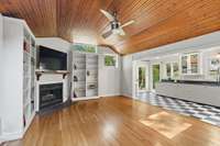 Stunning open living room with beautiful windows for incredible light