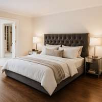 Virtually staged Primary Suite.