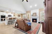 LAMINATE FLOORING THROUGHOUT THE LIVING AREAS