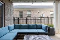 Gorgeous covered patio for lazy evenings and peaceful mornings