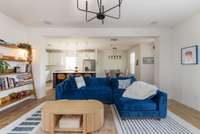 Open floorplan and large closets makes living here easy