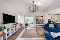 Supervise the back yard from your couch!