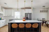 Gorgeous kitchen with quartz countertops