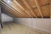 Second Attic storage space off the loft