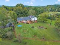 Larged fenced portion of your backyard