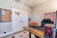 Large closet in 3rd bedroom.