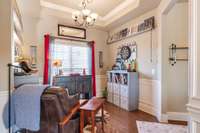 Former dining room converted to game/music room. Could easily be converted back.