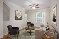 Virtually staged photo