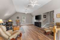 Endless possibilities in the large bonus room.