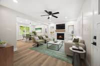 Photo is virtually staged