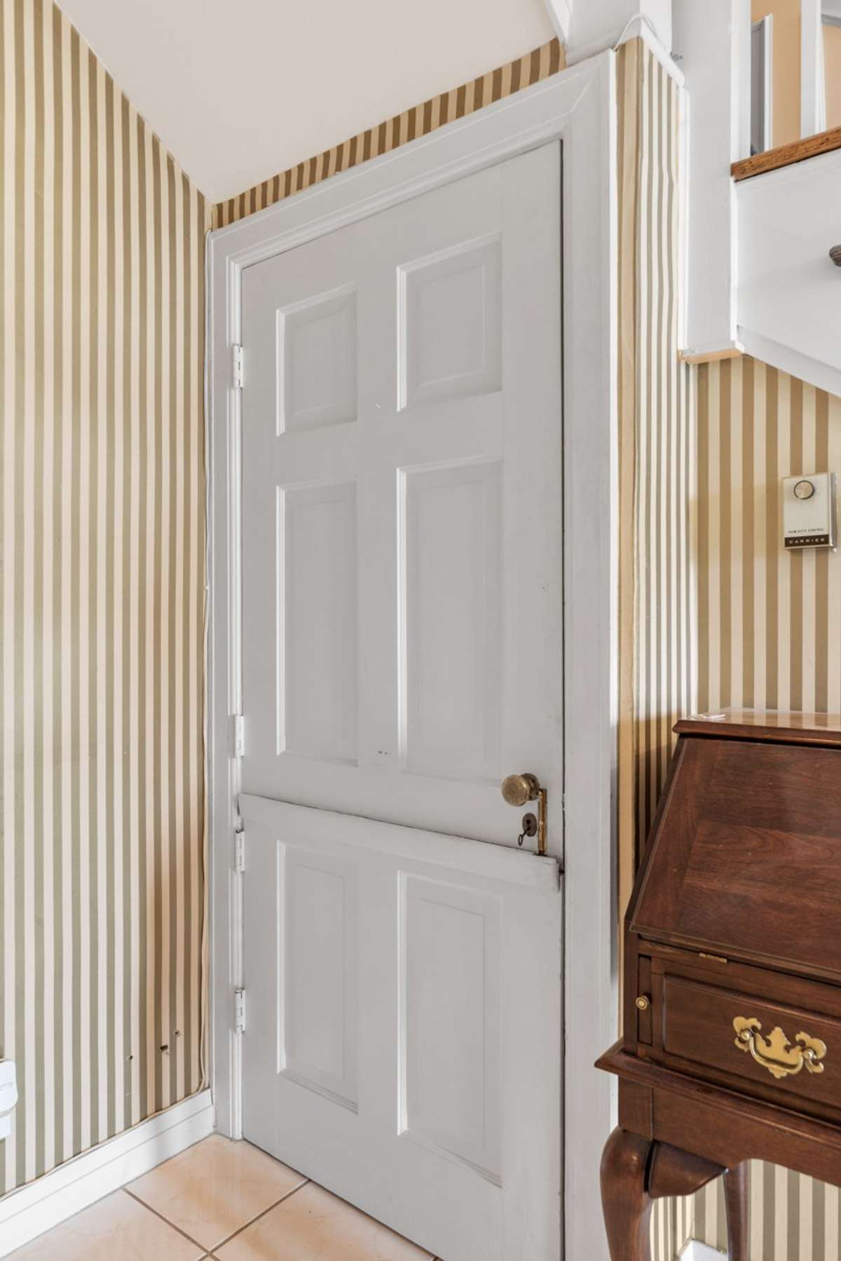 Basement Door leading to a Total Renovation for multiple Usage