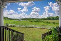 Veiw from the front porch.