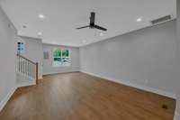 Another view of the living area toward the kitchen.