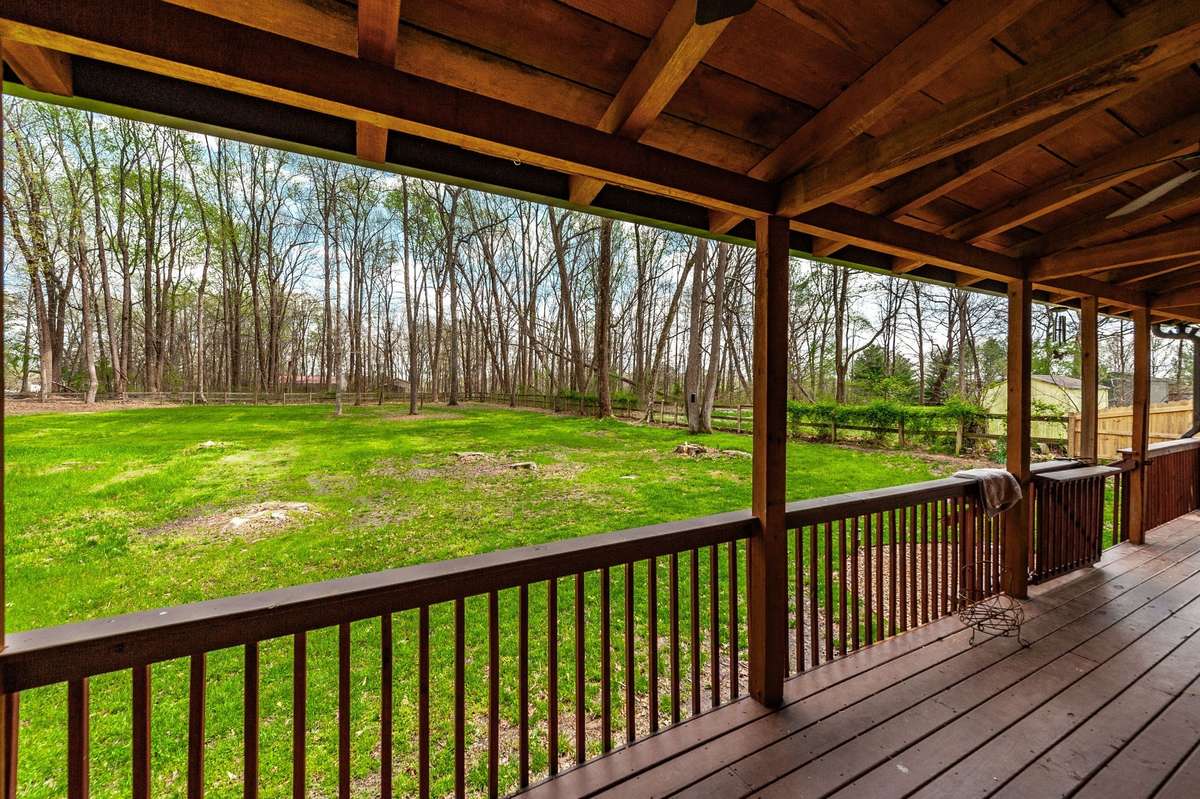 Large back yard!