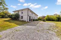 View when you arrive... Yes, you have side street entrance and exit.