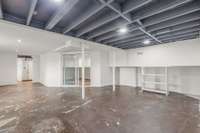 Here is another view of the basement space...