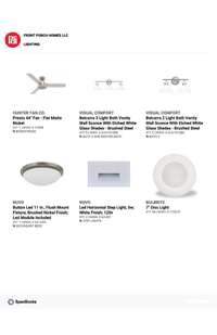 Designer lighting chosen for this home