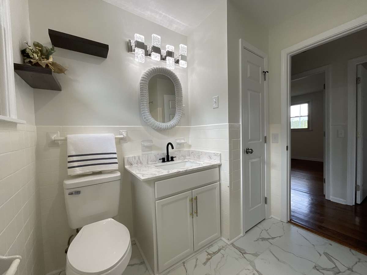 This is the hall bath