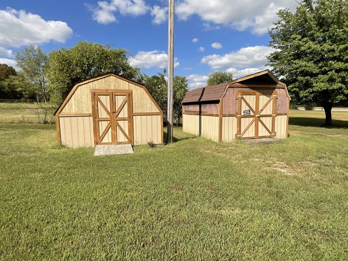 There’s more yes these two sheds convey . Storage or a chicken coop you decide!