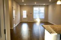 Open concept living space