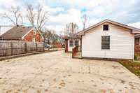 Your home features lots of extra space for parking.