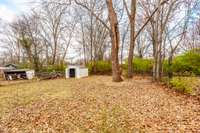 This storage shed also remains with the property.