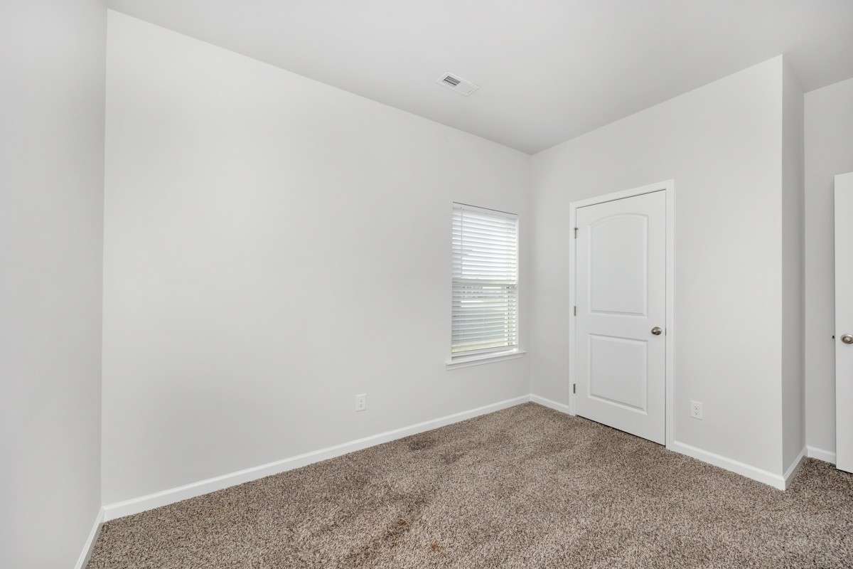 Bedroom- Carpet, recessed lighting