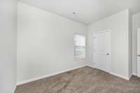 Bedroom- Carpet, recessed lighting