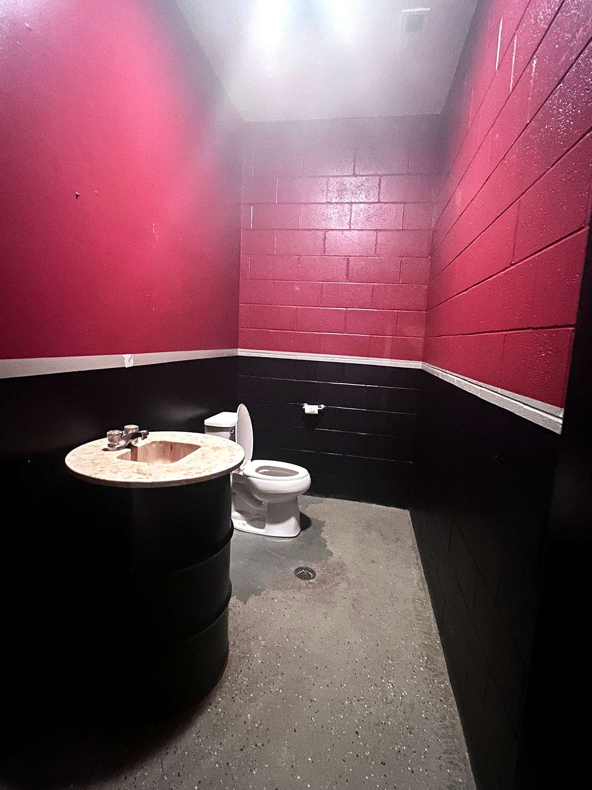 Bathroom with urinal.