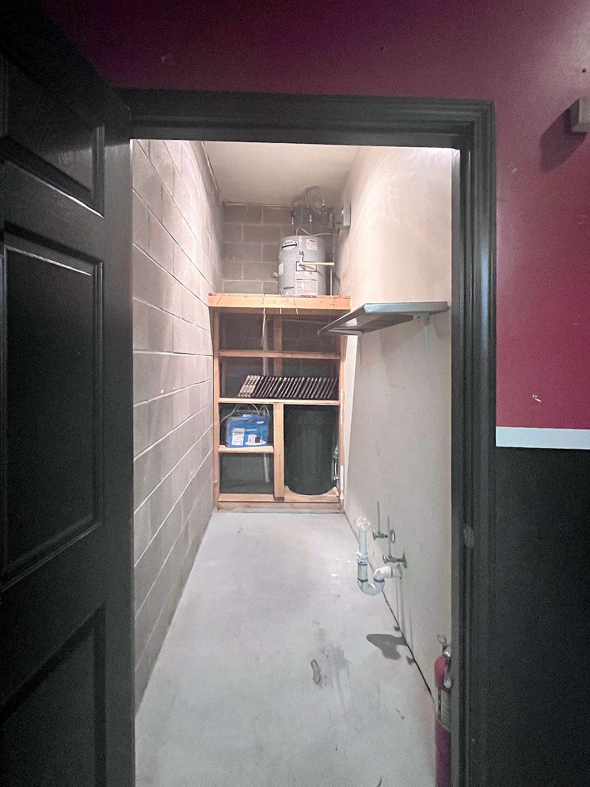 Utility closet.