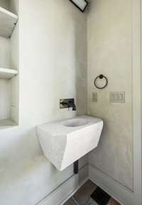 The exterior, pool bath features unique fixtures, Venetian plaster, and arguably one of the best views in Nashville!