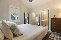 A peek into the en suite bathroom.