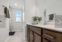 These photos are of a previously built PEARL Townhome. This is the same floor plan that is being built on Lot 007  in Trotwood of Columbia  for this listing. These pictures are an excellent reprsentation of the howm. Colors and finishes may vari.