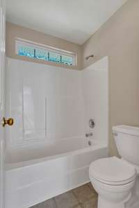 Wet area in the hall full bathroom upstairs