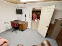12x10 Office in Basement — Also a Great Safe Area During Storms