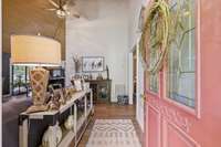 Large spacious entryway.