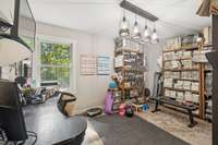 Third bedroom is currently used as a home office.  Larger bedroom with large closet.