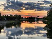 Walking bridge over Lake. Paved walking trails throughout community.