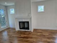 Fireplace with Gas logs