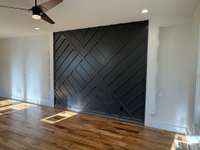 Great room accent wall