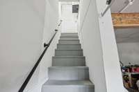 Private garage entrance to the primary bedroom