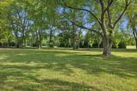 View looking out from the front door